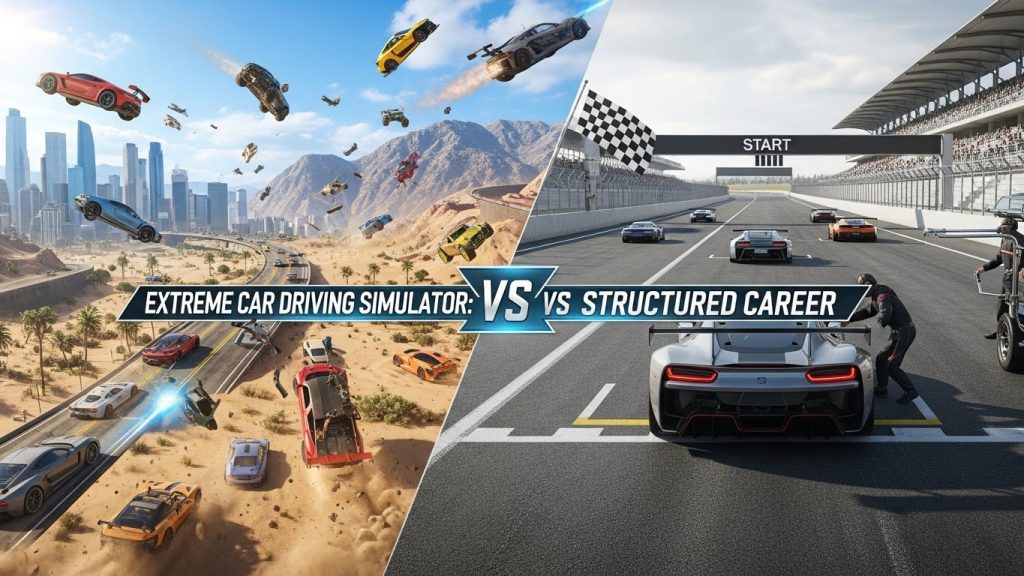 Car Driving Simulator vs Real Driving Sim