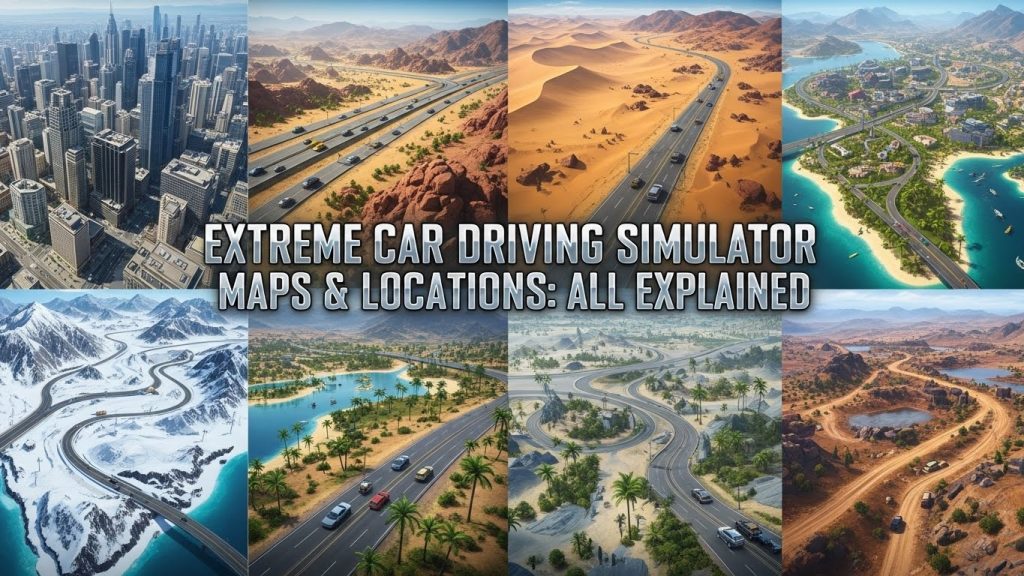 Car Driving Simulator Maps